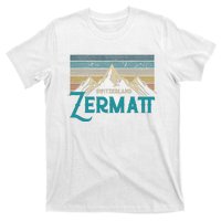 Zermatt Switzerland Swiss Vintage Mountains Souvenir Gift T-Shirt