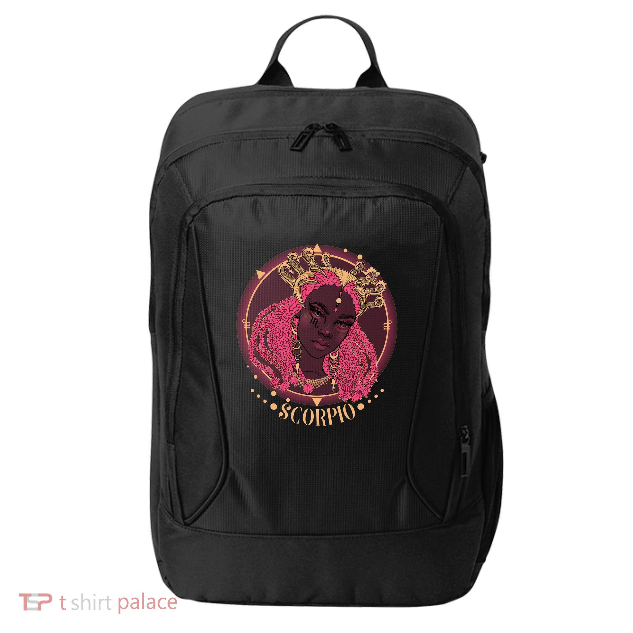 Zodiac Scorpio Scorpion Goddess Queen City Backpack