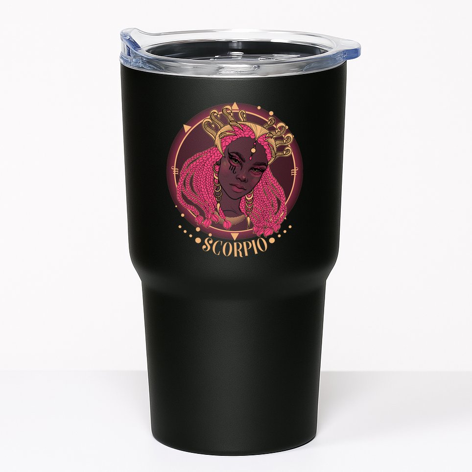 Zodiac Scorpio Scorpion Goddess Queen Tumbler