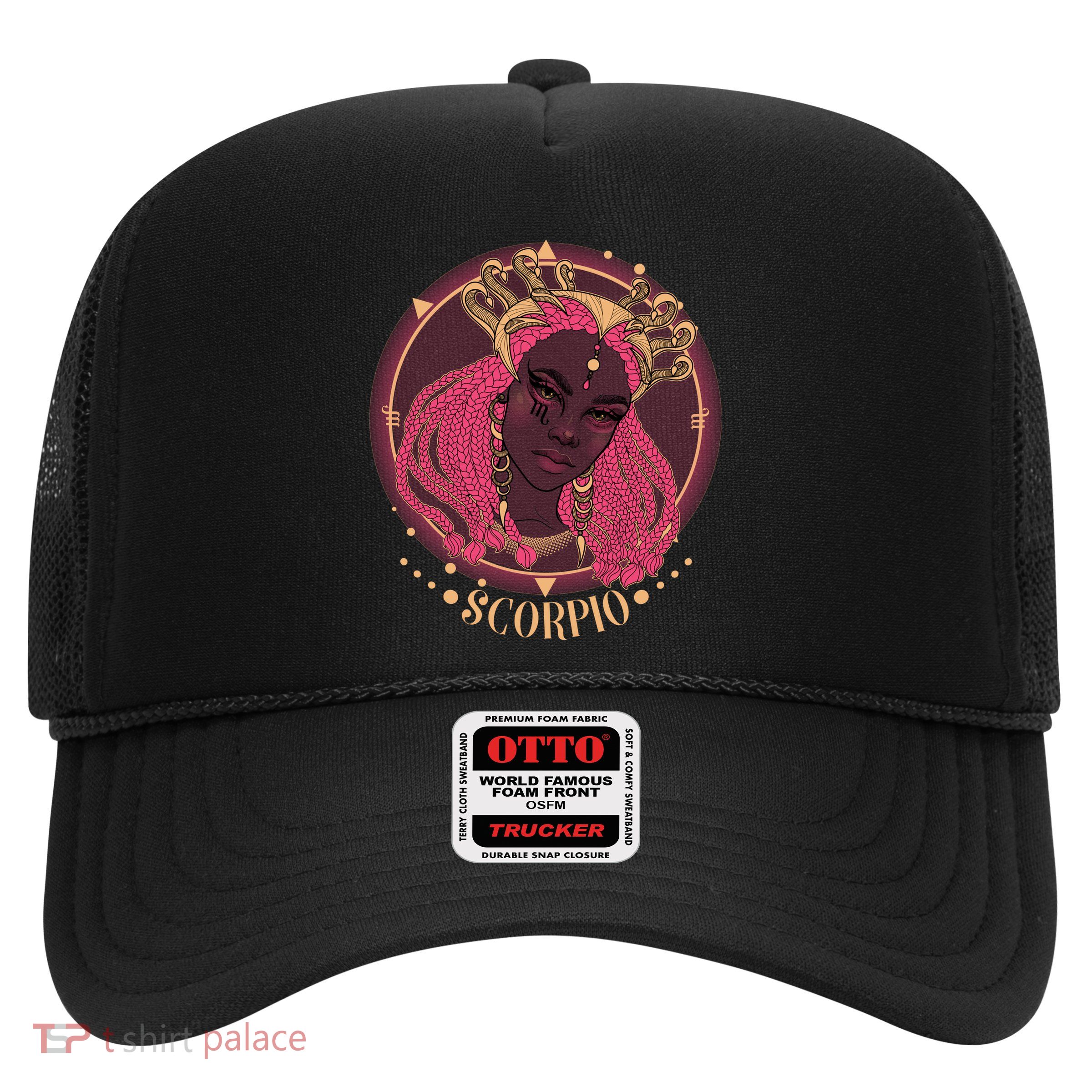 Zodiac Scorpio Scorpion Goddess Queen Trucker Hat