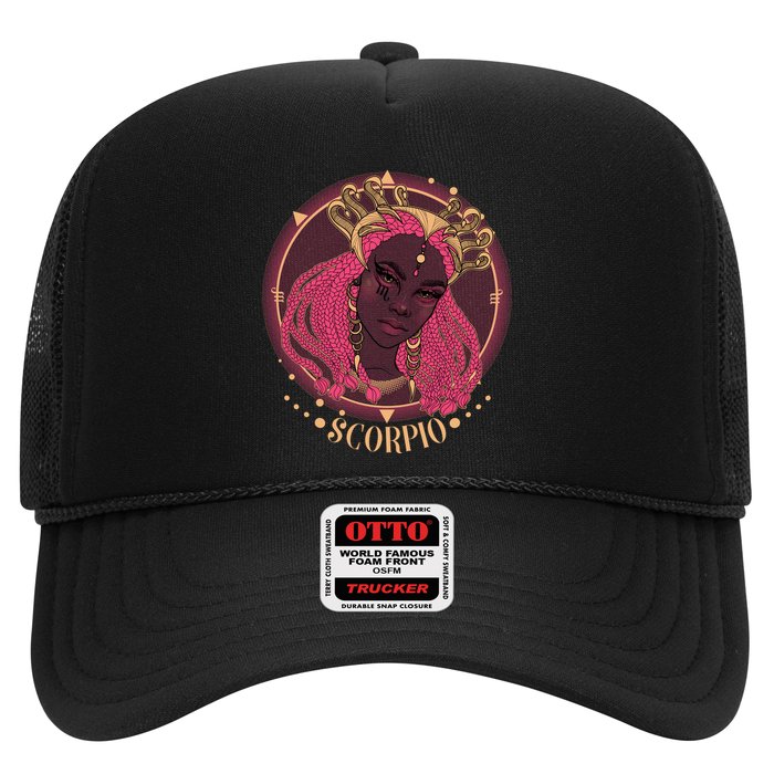 Zodiac Scorpio Scorpion Goddess Queen Trucker Hat