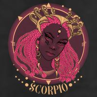 Zodiac Scorpio Scorpion Goddess Queen Trucker Hat
