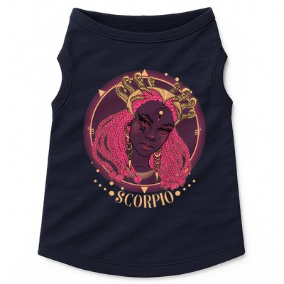 Zodiac Scorpio Scorpion Goddess Queen Doggie Tank