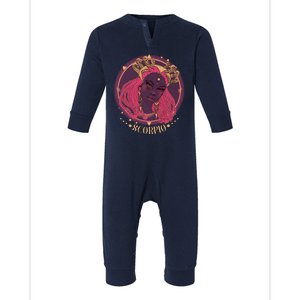 Zodiac Scorpio Scorpion Goddess Queen Infant Fleece One Piece