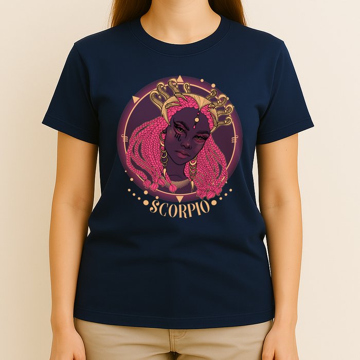 Zodiac Scorpio Scorpion Goddess Queen T-Shirt