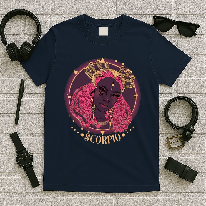 Zodiac Scorpio Scorpion Goddess Queen T-Shirt