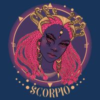 Zodiac Scorpio Scorpion Goddess Queen T-Shirt