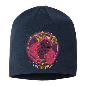 Zodiac Scorpio Scorpion Goddess Queen Sustainable Beanie