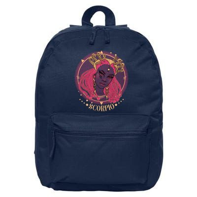 Zodiac Scorpio Scorpion Goddess Queen 16 in Basic Backpack