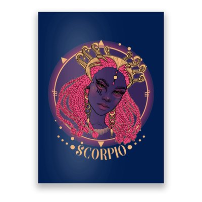 Zodiac Scorpio Scorpion Goddess Queen Poster