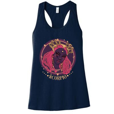 Zodiac Scorpio Scorpion Goddess Queen Womens Tank Top