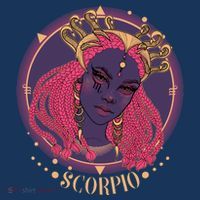 Zodiac Scorpio Scorpion Goddess Queen Baby Bodysuit