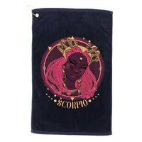 Zodiac Scorpio Scorpion Goddess Queen Golf Towel