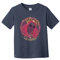 Zodiac Scorpio Scorpion Goddess Queen Toddler T-Shirt