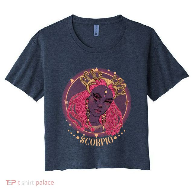 Zodiac Scorpio Scorpion Goddess Queen Crop Top
