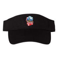 Zurich Switzerland Swiss Flag City Souvenir Valucap Bio-Washed Visor