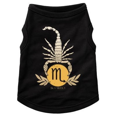 Zodiac Scorpio Scorpion Symbol Doggie Tank