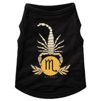 Zodiac Scorpio Scorpion Symbol Doggie Tank