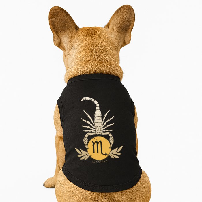 Zodiac Scorpio Scorpion Symbol Doggie Tank