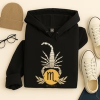 Zodiac Scorpio Scorpion Symbol Hoodie