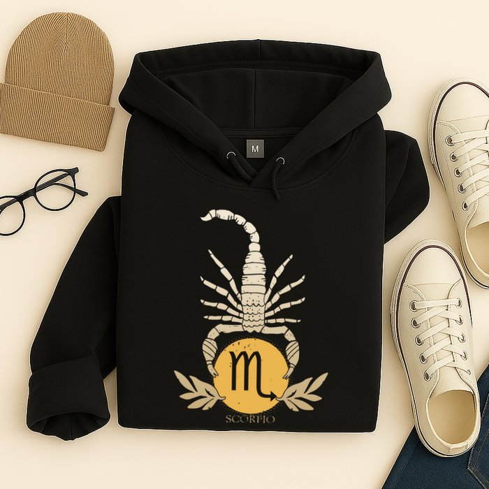 Zodiac Scorpio Scorpion Symbol Hoodie