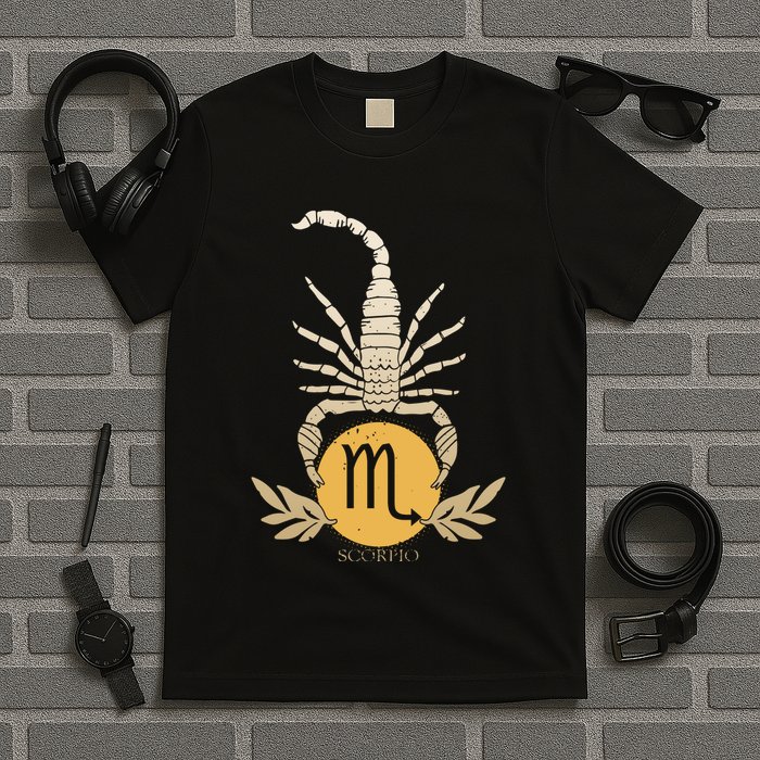 Zodiac Scorpio Scorpion Symbol T-Shirt