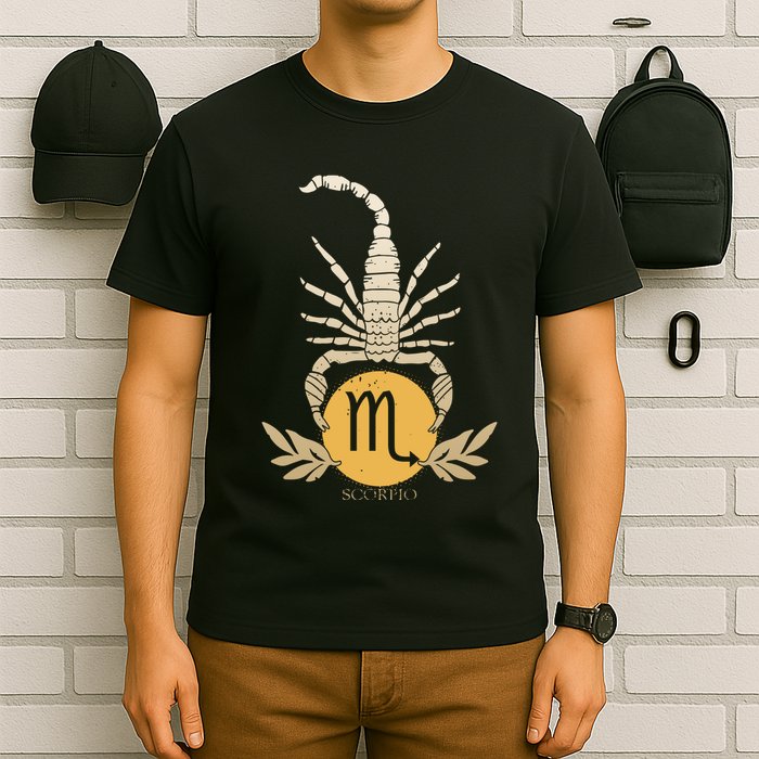 Zodiac Scorpio Scorpion Symbol T-Shirt