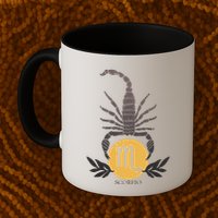 Zodiac Scorpio Scorpion Symbol Mug