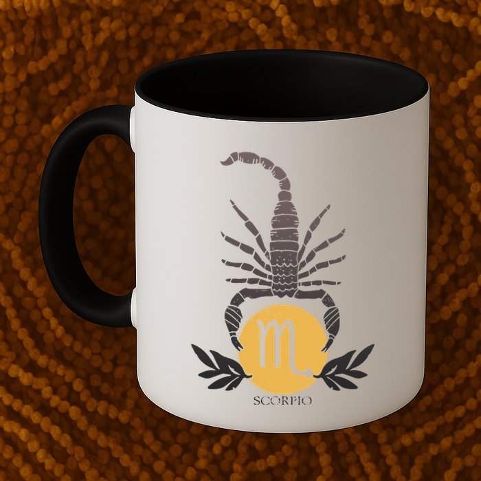 Zodiac Scorpio Scorpion Symbol Mug