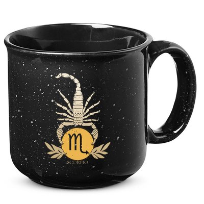 Zodiac Scorpio Scorpion Symbol 15oz Campfire Ceramic Mug