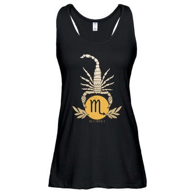 Zodiac Scorpio Scorpion Symbol Ladies Essential Flowy Tank