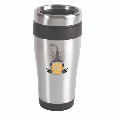Zodiac Scorpio Scorpion Symbol 16oz Travel Tumbler