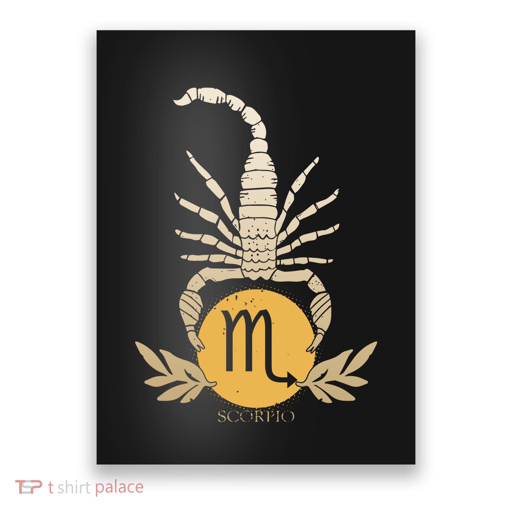Zodiac Scorpio Scorpion Symbol Poster