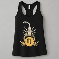 Zodiac Scorpio Scorpion Symbol Womens Tank Top