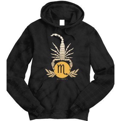 Zodiac Scorpio Scorpion Symbol Tie Dye Hoodie
