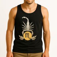 Zodiac Scorpio Scorpion Symbol Tank Top
