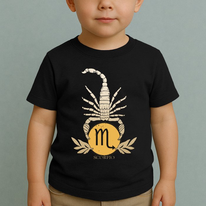 Zodiac Scorpio Scorpion Symbol Toddler T-Shirt