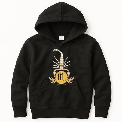 Zodiac Scorpio Scorpion Symbol Kids Hoodie