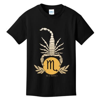 Zodiac Scorpio Scorpion Symbol Kids T-Shirt