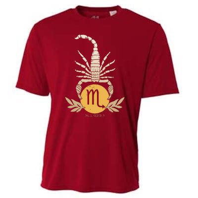 Zodiac Scorpio Scorpion Symbol Cooling Performance Crew T-Shirt