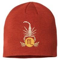 Zodiac Scorpio Scorpion Symbol Sustainable Beanie