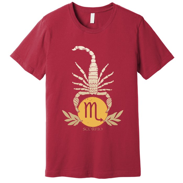 Zodiac Scorpio Scorpion Symbol Premium T-Shirt