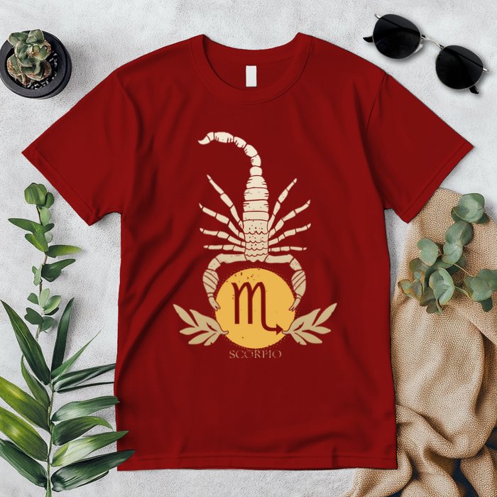 Zodiac Scorpio Scorpion Symbol Premium T-Shirt