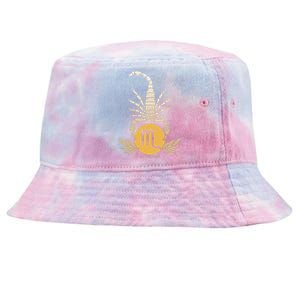 Zodiac Scorpio Scorpion Symbol Tie-Dyed Bucket Hat