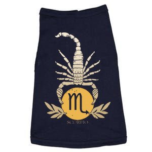 Zodiac Scorpio Scorpion Symbol Doggie Tank