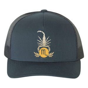 Zodiac Scorpio Scorpion Symbol Yupoong Adult 5-Panel Trucker Hat