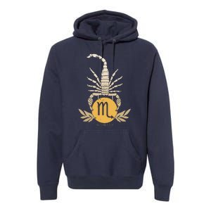 Zodiac Scorpio Scorpion Symbol Premium Hoodie