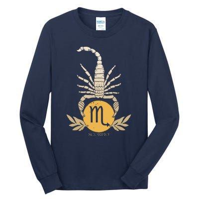 Zodiac Scorpio Scorpion Symbol Tall Long Sleeve T-Shirt