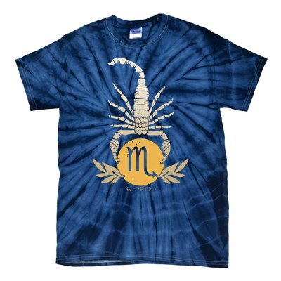 Zodiac Scorpio Scorpion Symbol Tie-Dye T-Shirt