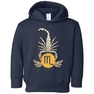 Zodiac Scorpio Scorpion Symbol Toddler Hoodie